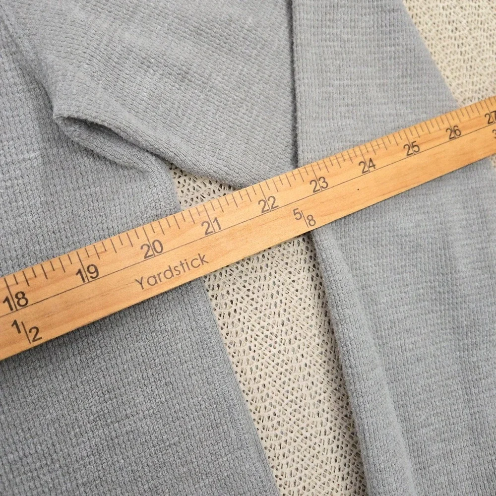 Polo Ralph Lauren Thermal Shirt Mens Large Long Sleeve Gray‎ Crewneck Pony Logo